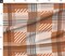 Rustic Plaid Hygge Farmhouse Cozy Lines Stripes Tartan Autumnal Winter Orange Large Scale Modern Farmhouse Countryside Country Cottage Custom Printed Fabric by Spoonflower Various Fabrics by the Yard or Fat Quarter
